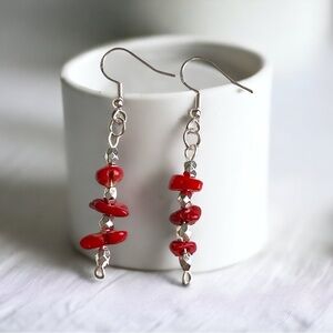 Gorgeous Red Jasper Earrings